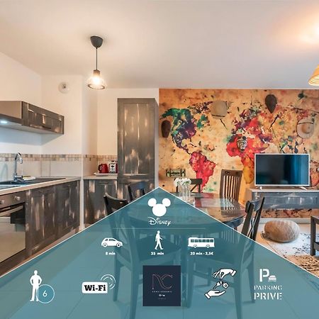 *Disneyland-Paris* 6Pers, Netflix, Wifi, Parking Montévrain Esterno foto